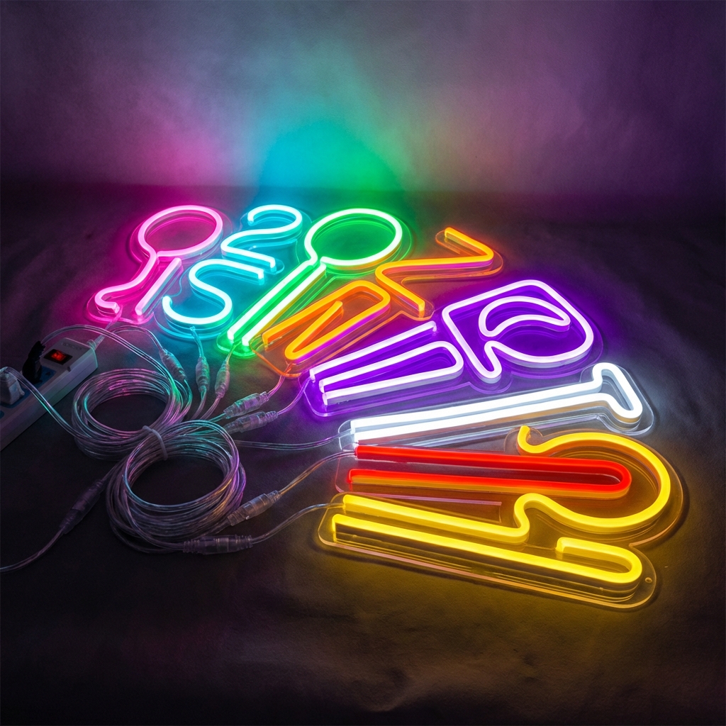 Dostępne kolory neonów